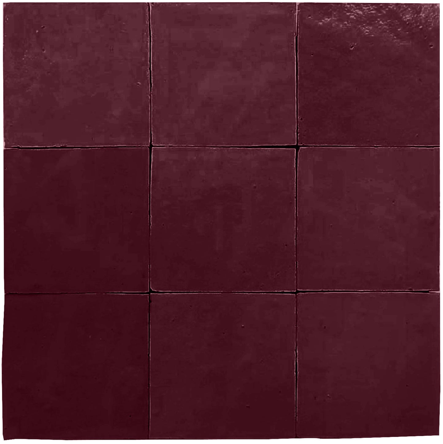 Ivory (4×4) Maroon Burgundy